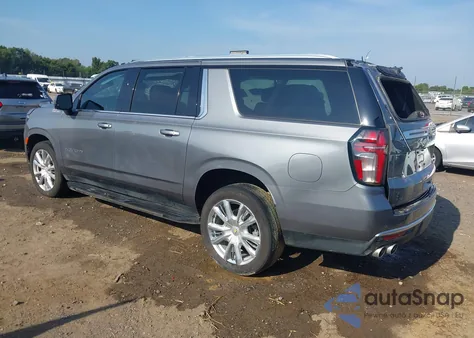 2021 Chevrolet Suburban 2Wd High Country из США, поврежденный, VIN 1GNSCGKL6MR205315